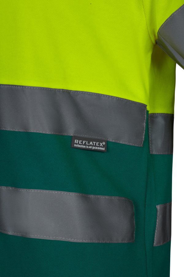 Miliar Ropa Laboral CAMISETA ALGODÓN BICOLOR MC AV