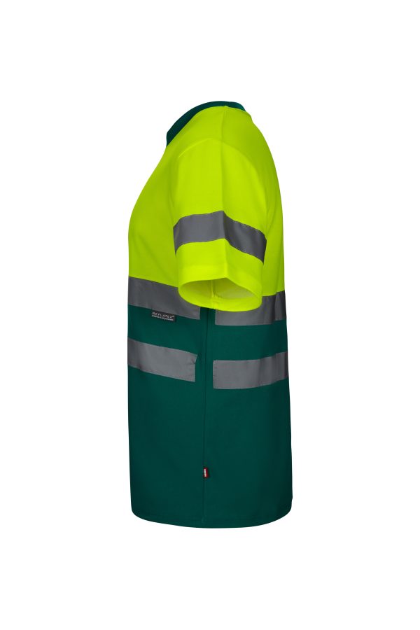 Miliar Ropa Laboral CAMISETA ALGODÓN BICOLOR MC AV