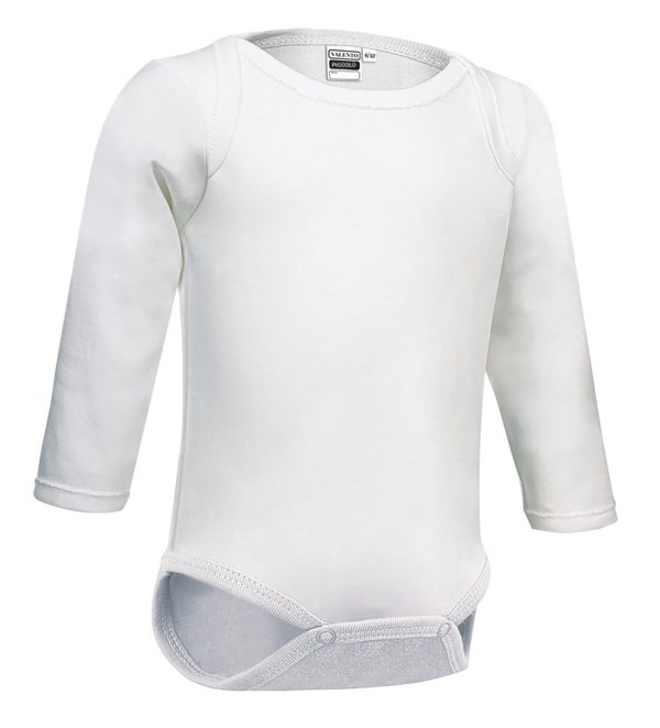 Miliar Ropa Laboral BODY BEBÉ PICCOLO BLANCO - 0 - 6 meses