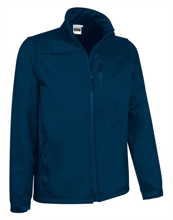 Miliar Ropa Laboral CHAQUETA SOFTSHELL GRIZZLY AZUL MARINO Orión - S