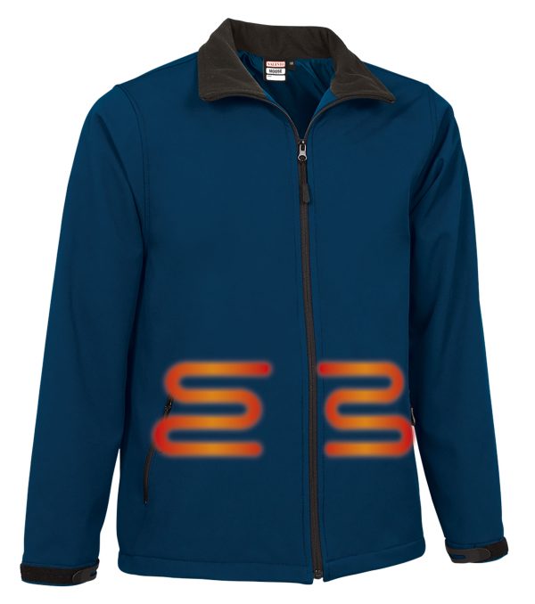 Miliar Ropa Laboral CHAQUETA SOFTSHELL CALEFACTABLE MOOSE AZUL MARINO Orión - S