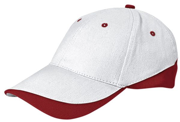Miliar Ropa Laboral GORRA TUXTON BLANCO-ROJO LOTO - ADULTO