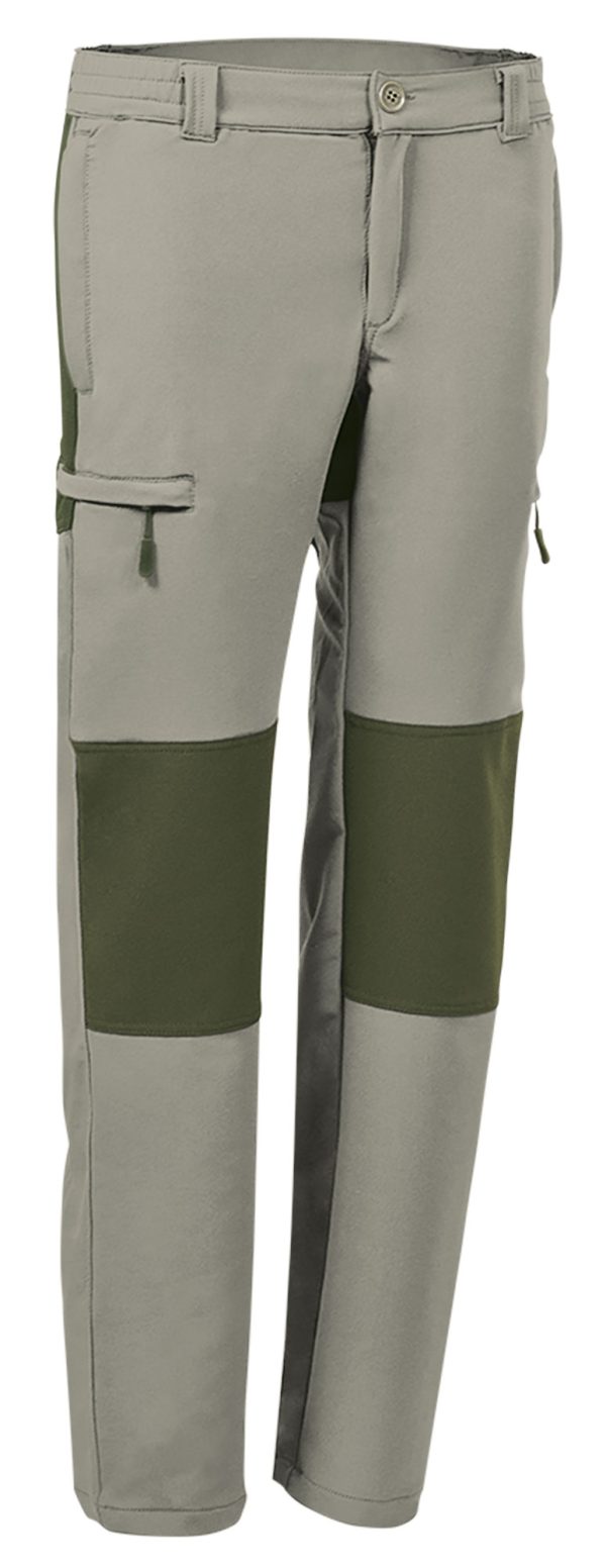 Miliar Ropa Laboral PANTALÓN TREKKING DATOR BEIGE ARENA-VERDE MILITAR - S