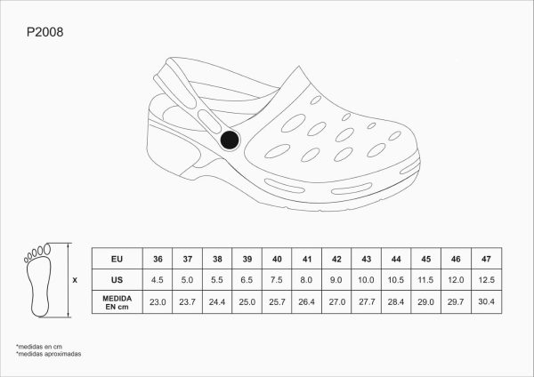 Miliar Ropa Laboral Zueco ultraligero. Ergonómico, en plástico EVA. Anatómico, con cámara ortopédica. Avanzado sistema de ventilación. Resistente a los tropiezos. Suave para los pies.