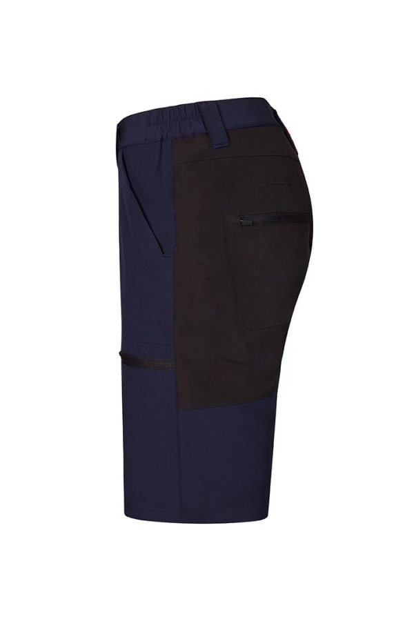 Miliar Ropa Laboral 103032S.BERMUDA TREKKING STRETCH Azul navy/NEGRO 3XL