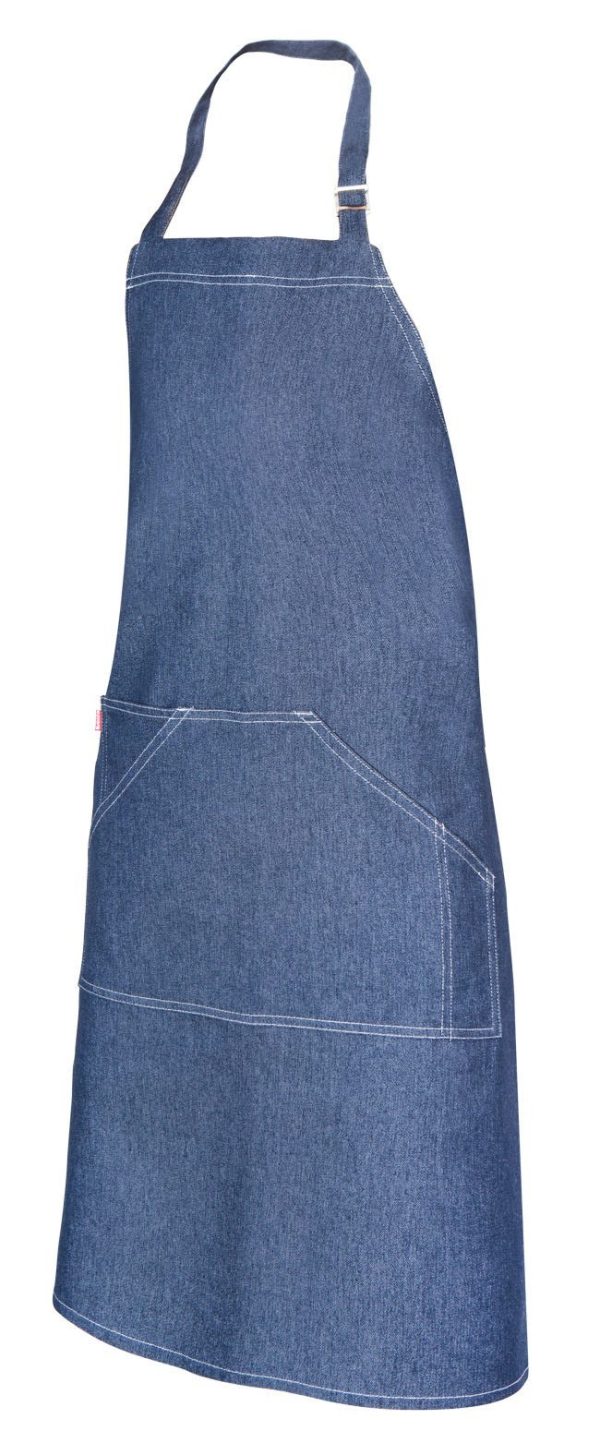 Miliar Ropa Laboral 404207.DELANTAL Denim PETO Denim Oscuro U