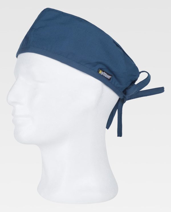 Miliar Ropa Laboral Bandana con abertura trasera. Rematada con cinta para ajustar en la nuca. Tira extrasuave en la frente para absorver el sudor.