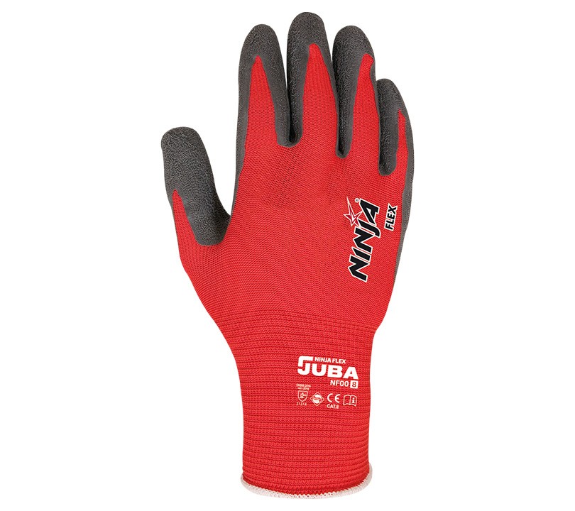 Guante Juba - NF00 NINJA FLEX Miliar Ropa Laboral Guante Juba - NF00 NINJA FLEX 7/S Rojo / Gris