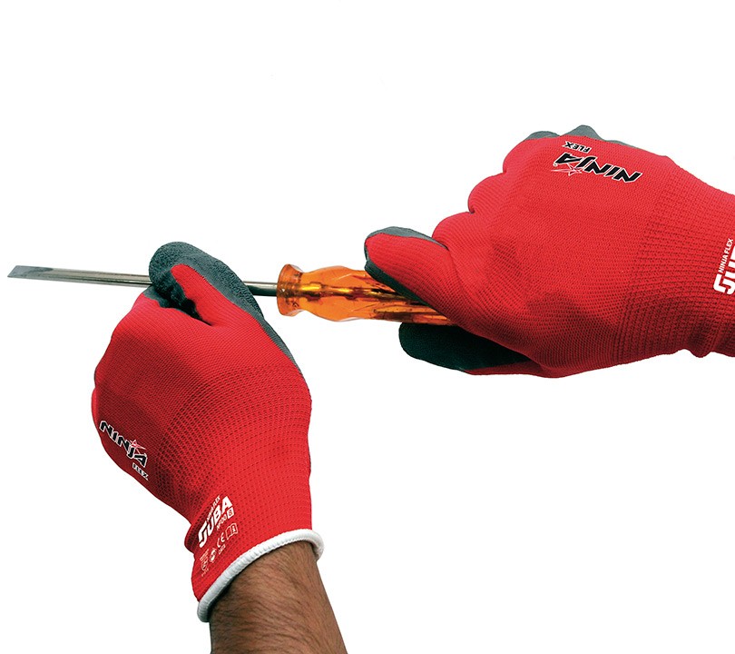 NF00-uso Miliar Ropa Laboral Guante Juba - NF00 NINJA FLEX 7/S Rojo / Gris