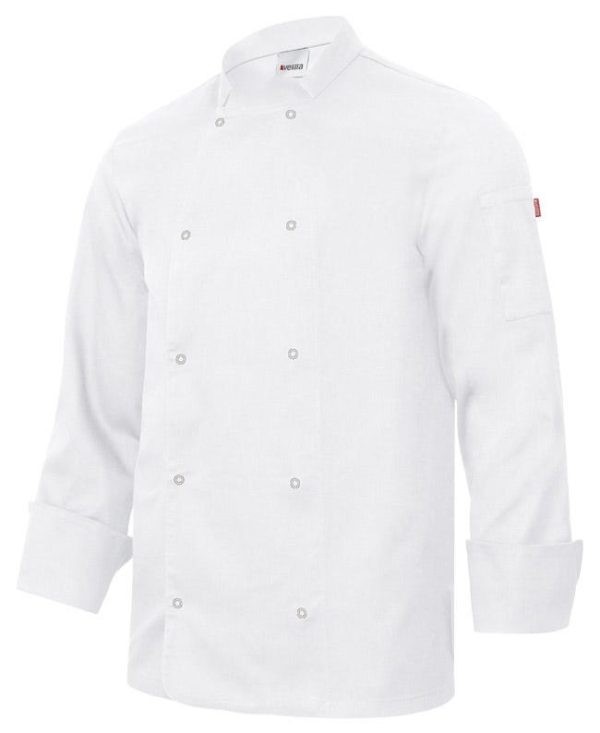 Miliar Ropa Laboral 405206.CHAQUETA COCINA ML Blanco 60