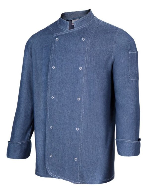 Miliar Ropa Laboral 405207.CHAQUETA COCINA Denim ML Denim Oscuro L
