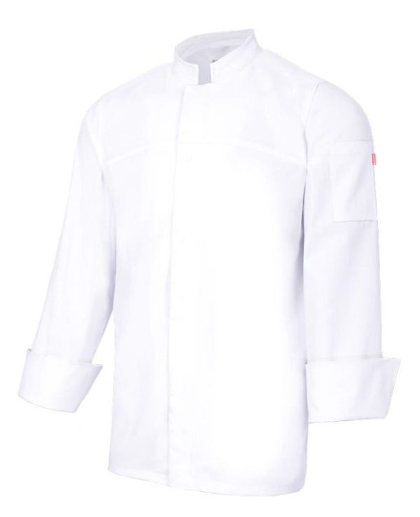 Miliar Ropa Laboral 405208.CHAQUETA COCINA ML Blanco 50