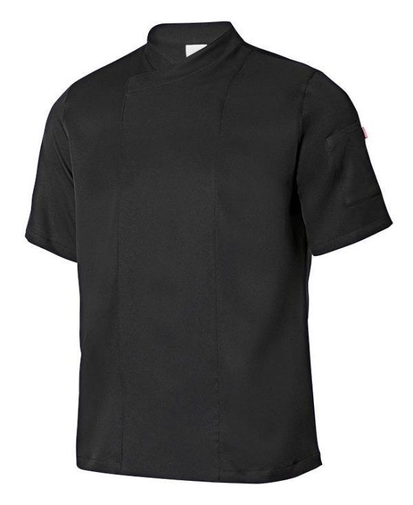 Miliar Ropa Laboral 405209.CHAQUETA COCINA MICROFIBRA MC NEGRO 3XL