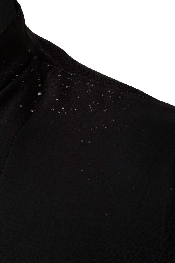 Miliar Ropa Laboral 405209.CHAQUETA COCINA MICROFIBRA MC NEGRO 3XL