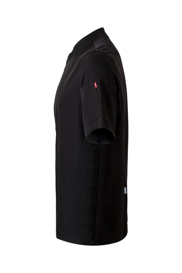 Miliar Ropa Laboral 405209.CHAQUETA COCINA MICROFIBRA MC NEGRO 3XL