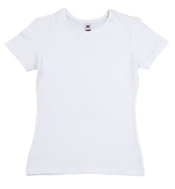 Miliar Ropa Laboral 405501.CAMISETA 100% ALGODÓN MUJER Blanco XL