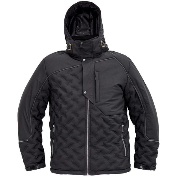 Miliar Ropa Laboral Parka.Tejido exterior: 100% poliéster "Mechanical Strech".Gramaje: 150GSM.Tejido forro interior: 100% poliéster taffeta.Tejido relleno: 100% poliéster.Columna de agua: 3000 mm.