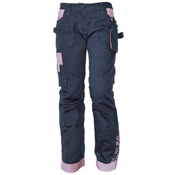 Miliar Ropa Laboral Chaqueta Softshell con capucha para mujer.97% algodón / 3 elastano.210 g/m2.